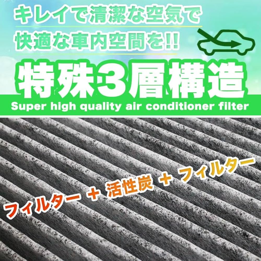 Amazon.co.jp: エアコンフィルター 3層 Air-07 ゼスト フィット